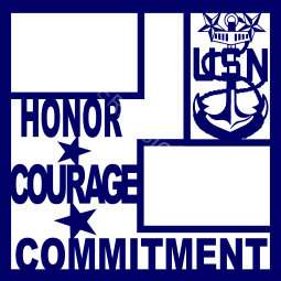 Navy - Honor Courage Commitment